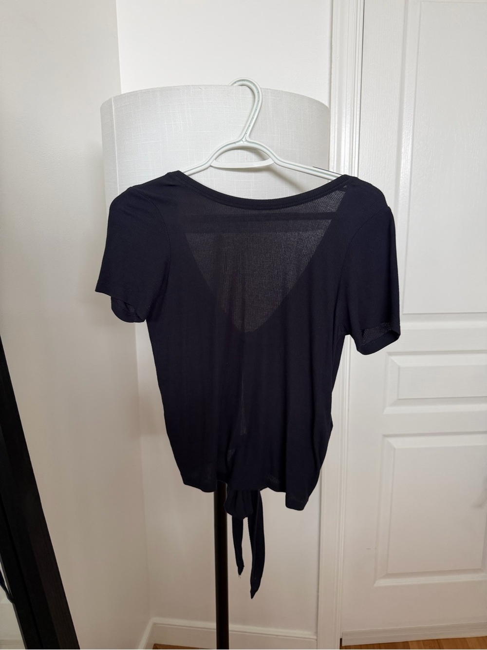 ba&sh low back tie shirt